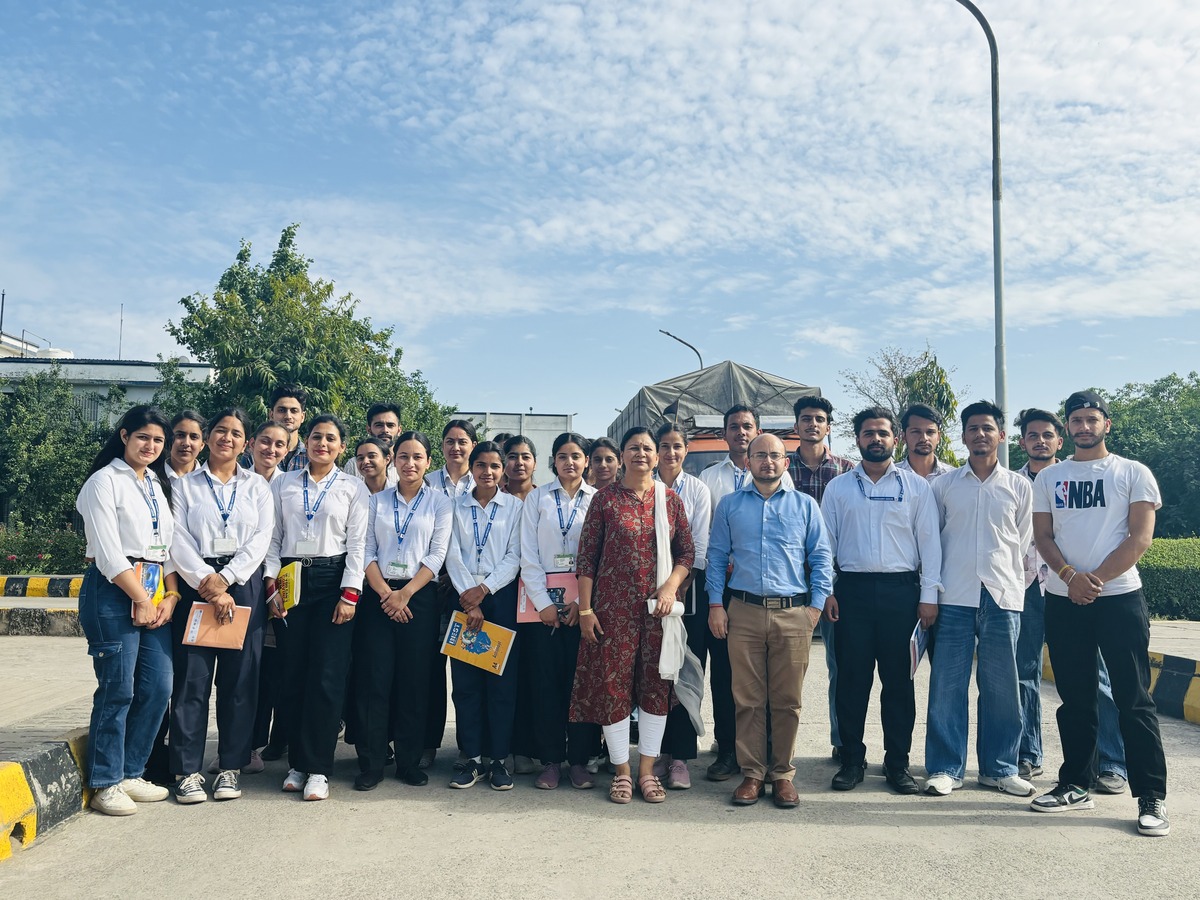 Industrial Visit to ARISTO Pharmaceuticals Private Limited,Baddi